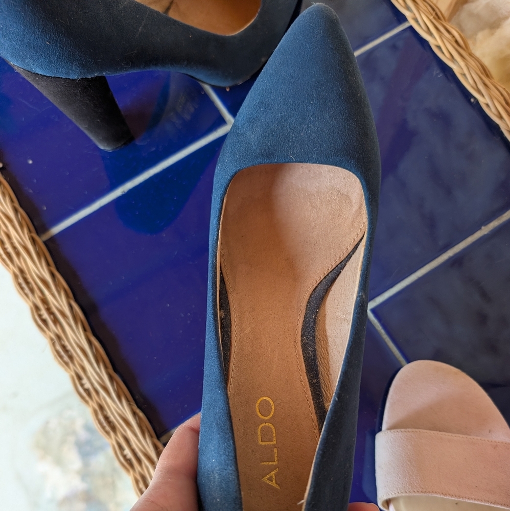 Aldo Elegant Navy Heels